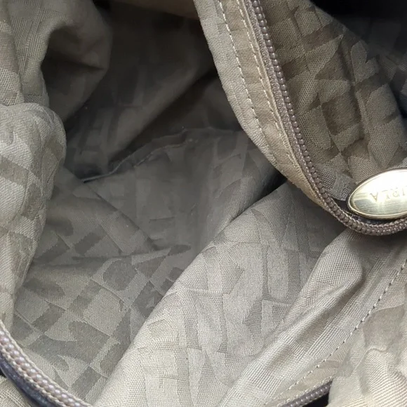 Furla Laser Cut Leather Shoulder Bag - Picture 12 of 16